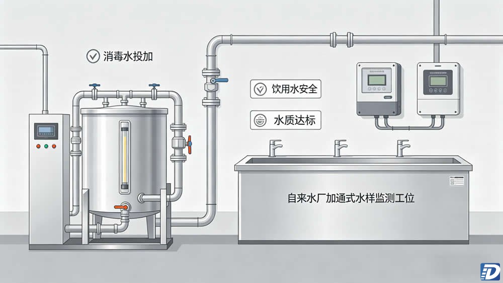 自来水厂消毒工艺监测