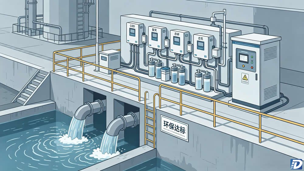企业污水总排口 COD 氨氮总磷总氮在线监测