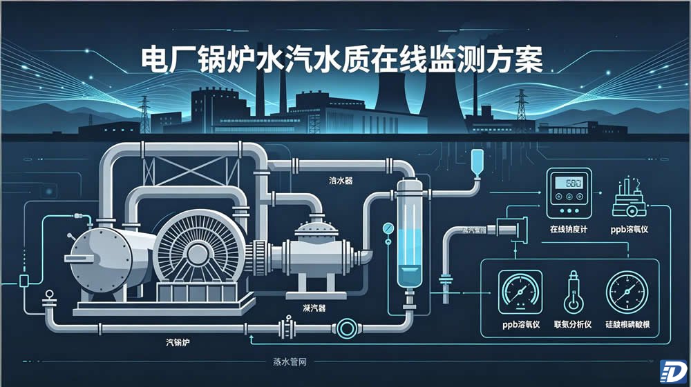 电厂锅炉水汽水质在线监测方案