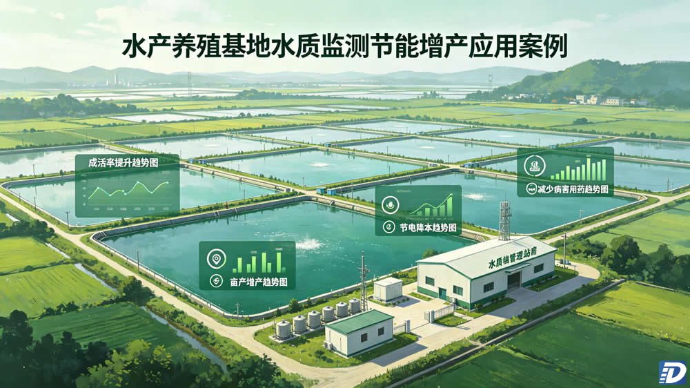 水产养殖基地水质监测节能增产应用案例