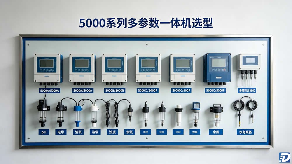 5000 系列多参数水质分析仪 壁挂在线监测设备